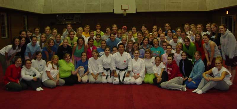Sensei Erfani and the Sisters of Tri-Delta, Transylvania University